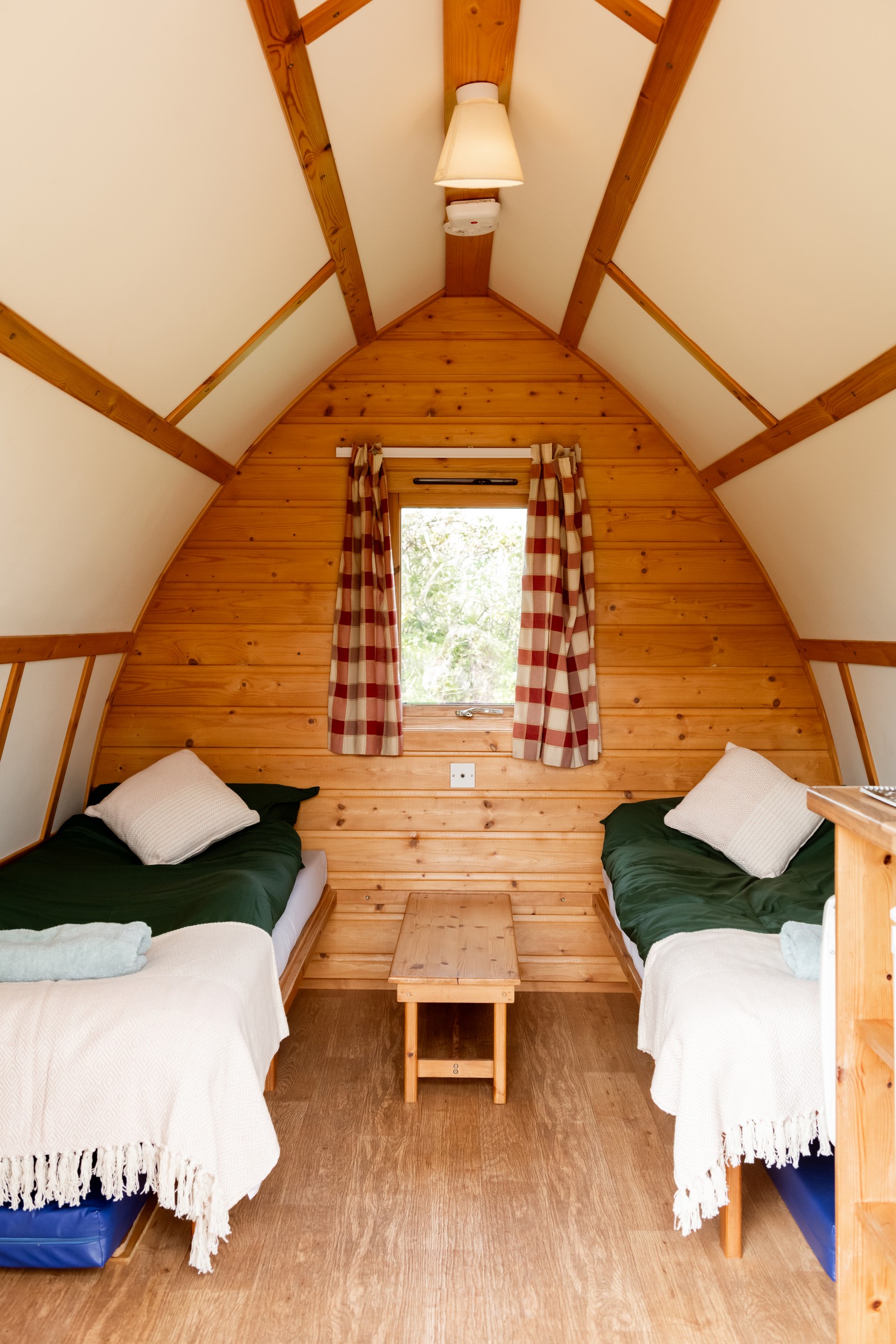 Wigwam twin room with two single beds