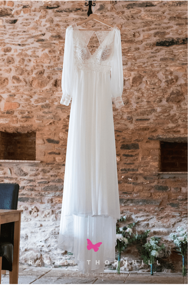 The wedding dress